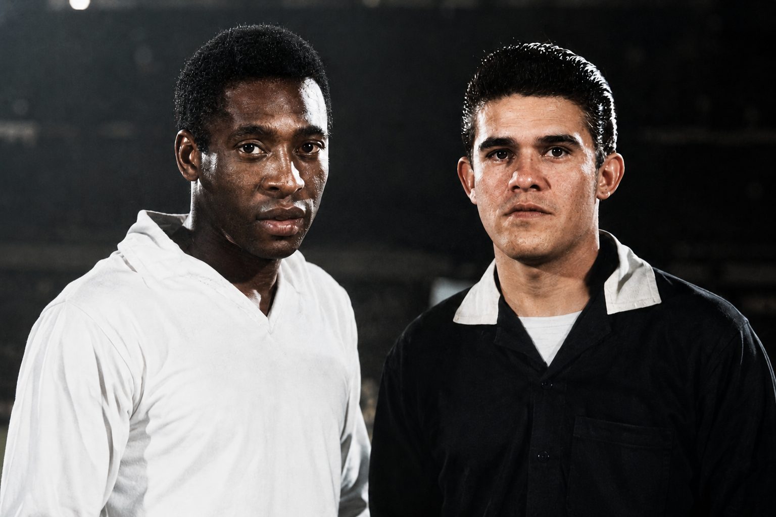 Pelé y El Chato Velásquez